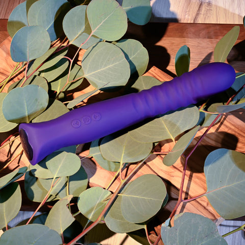 Selopa TRIXXXIE Vibrator 22.2cm Waterproof Silicone in Purple VIBRATORS