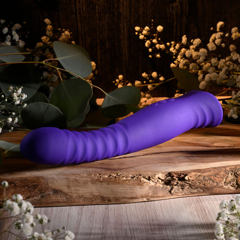Selopa TRIXXXIE Vibrator 22.2cm Waterproof Silicone in Purple VIBRATORS
