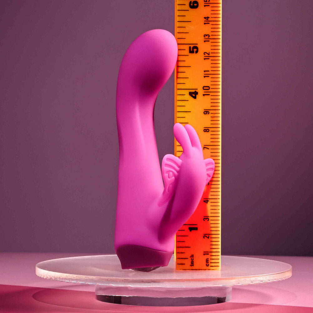 Selopa Butterfly Love - 13.8 cm USB Rechargeable Butterfly Vibrator VIBRATORS-RABBIT