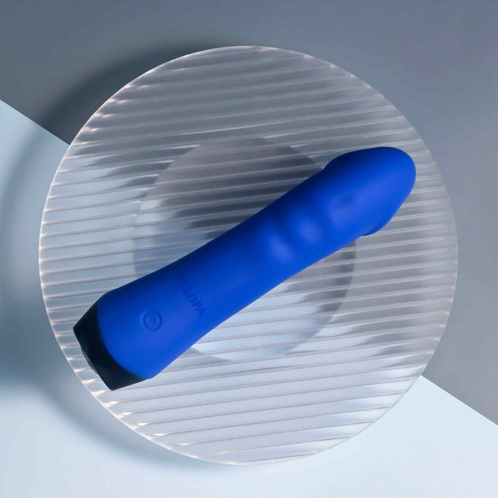 Selopa Banger - Vibrator 13.6cm Waterproof Blue > Vibrators > Standard Vibrators