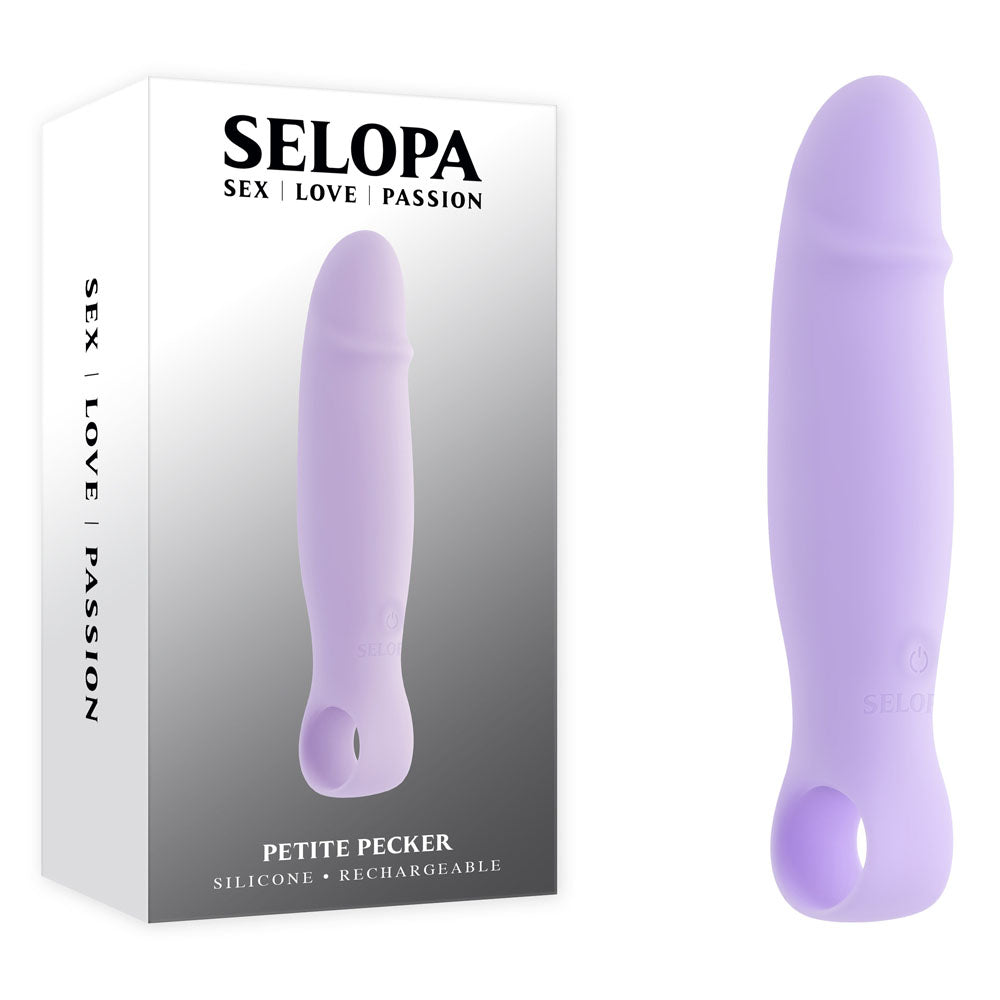 Selopa Petite Pecker – USB Rechargeable Mini Vibrator 11.7 cm Purple BULLETS