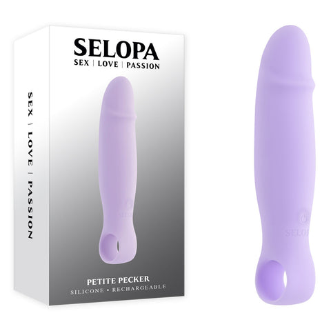 Selopa Petite Pecker – USB Rechargeable Mini Vibrator 11.7 cm Purple BULLETS