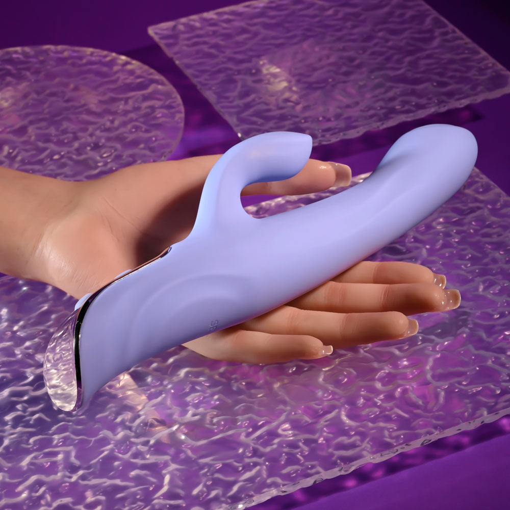 Lavender Love – Waterproof Dual Motor Rechargeable Flexible Vibrator > Vibrators > Ladies > Rabbit