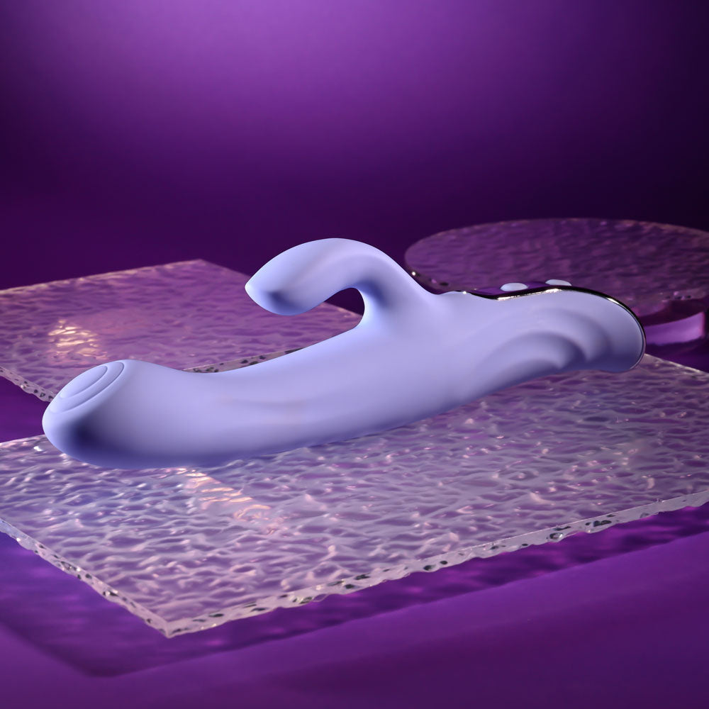 Lavender Love – Waterproof Dual Motor Rechargeable Flexible Vibrator > Vibrators > Ladies > Rabbit