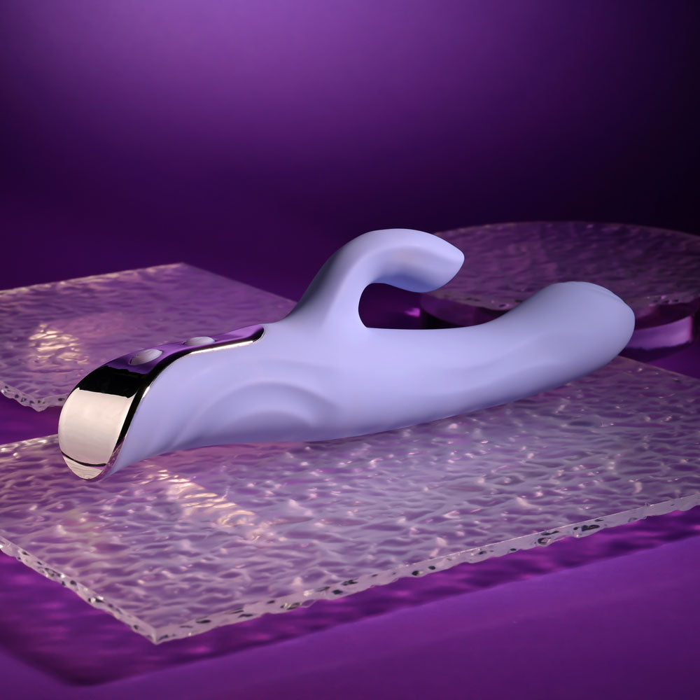 Lavender Love – Waterproof Dual Motor Rechargeable Flexible Vibrator > Vibrators > Ladies > Rabbit