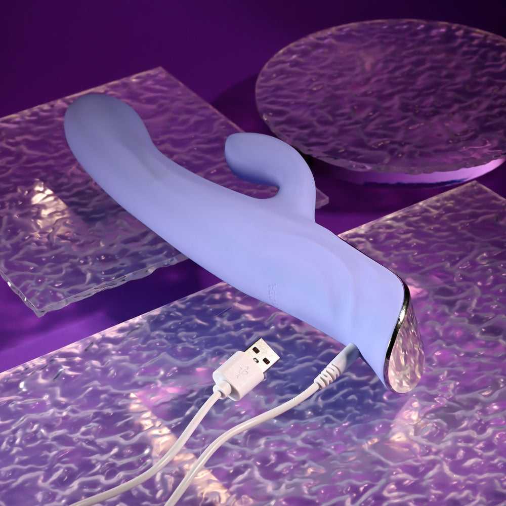 Lavender Love – Waterproof Dual Motor Rechargeable Flexible Vibrator > Vibrators > Ladies > Rabbit