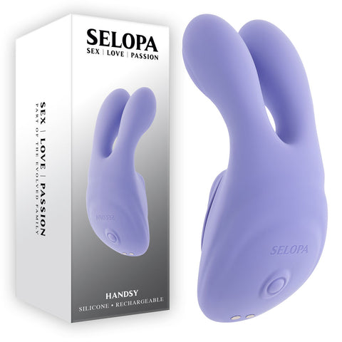 Selopa HANDSY - USB Rechargeable Layon Stimulator Purple > Sex Toys For Ladies > Clitoral Vibrators and Stimulators
