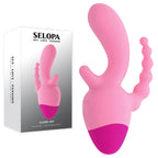 Selopa Game On – Usb Rechargeable 3-Point Mini Vibrator Pink STIMULATORS