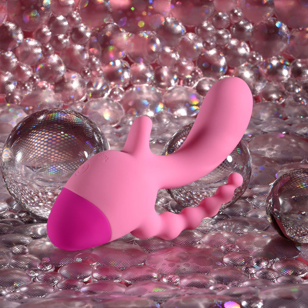 Selopa Game On – USB Rechargeable 3-Point Mini Vibrator > Vibrators > Ladies > Rabbit Multi