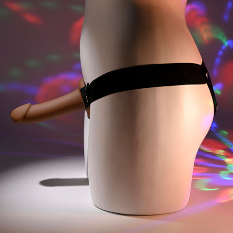 Selopa Our First Hollow Strap On 16.3 cm Dark Hollow Strap On for Beginners Dildos & Dongs