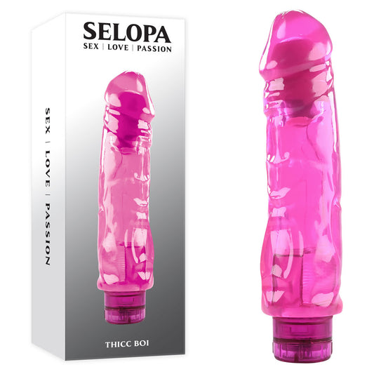 Selopa THICC BOI - 22.9 cm Vibrator Pink VIBRATORS
