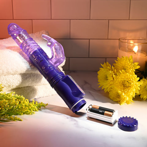 Selopa Bunny Thruster Rabbit Vibrator 24.8cm With Thrusting