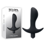 Selopa P-Spot Trainer - 12.7 cm Vibrating Prostate Massager Black > Anal Range > Prostate Plugs