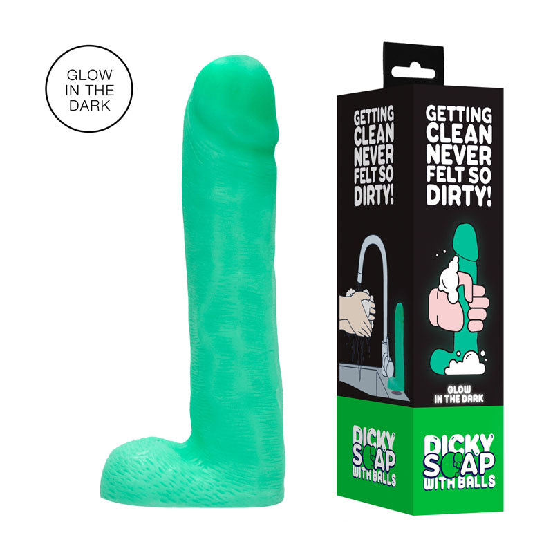 Dicky Soap With Balls  - Glow In The Dark Novelty Soap