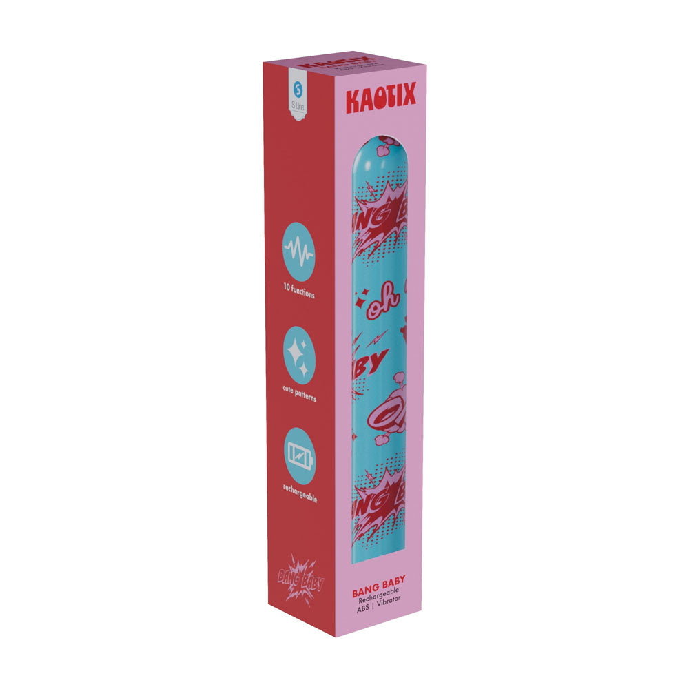 S-Line Kaotix Bang Baby – USB Rechargeable 17.8 cm Vibrator > Vibrators > Standard Vibrators