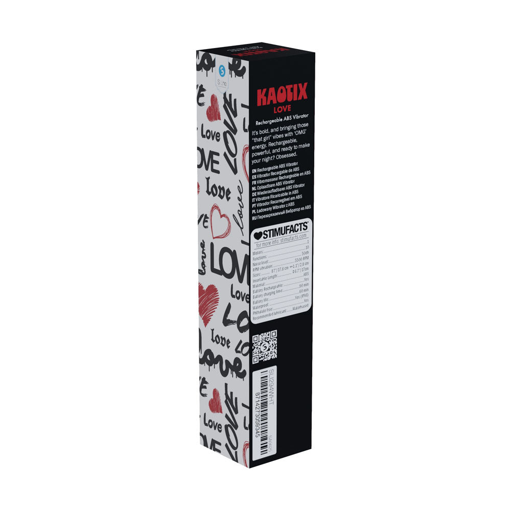 S-Line Kaotix Love (USB Rechargeable) – 17.8 cm Vibrator > Vibrators > Standard Vibrators