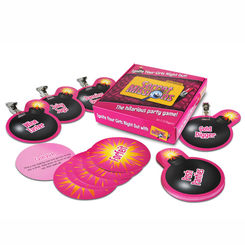 Secret Missions Girlie Nights Party Game For Adults Default Title Games