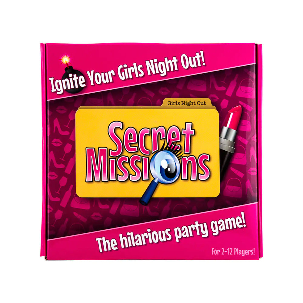 Secret Missions Girlie Nights Party Game For Adults Games