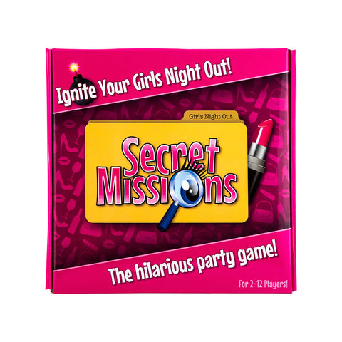 Secret Missions Girlie Nights Party Game For Adults Games