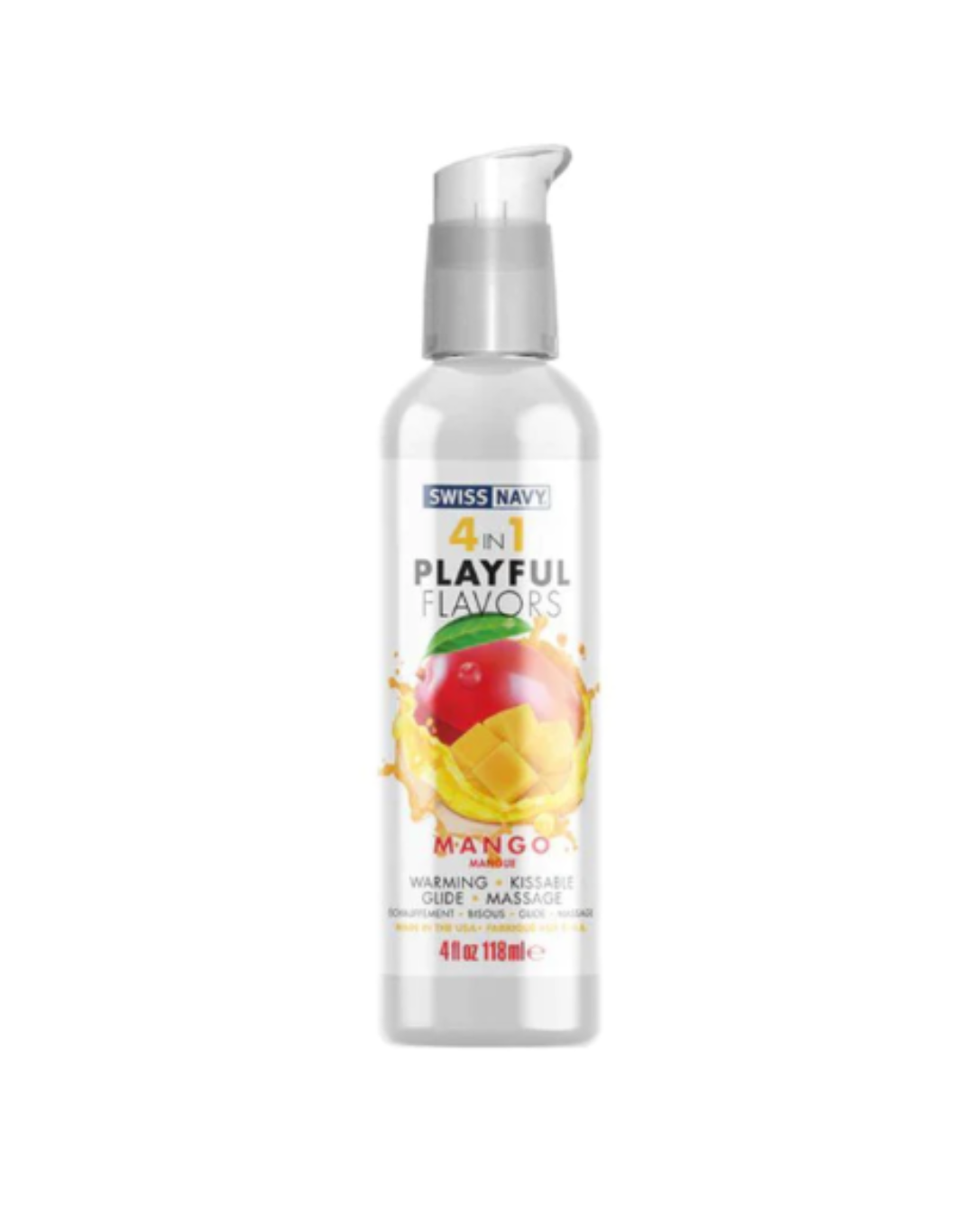 Playful Flavours 4 In 1 Mango 4oz/118ml Sensual Lube > Lube > Flavoured