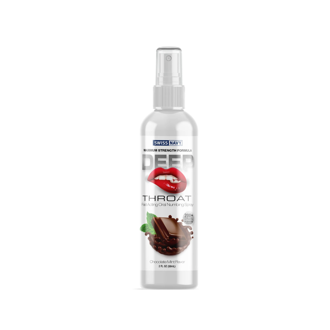Swiss Navy Chocolate Mint Deep Throat Spray 2oz/59ml Default Title Oral Gels & Sprays