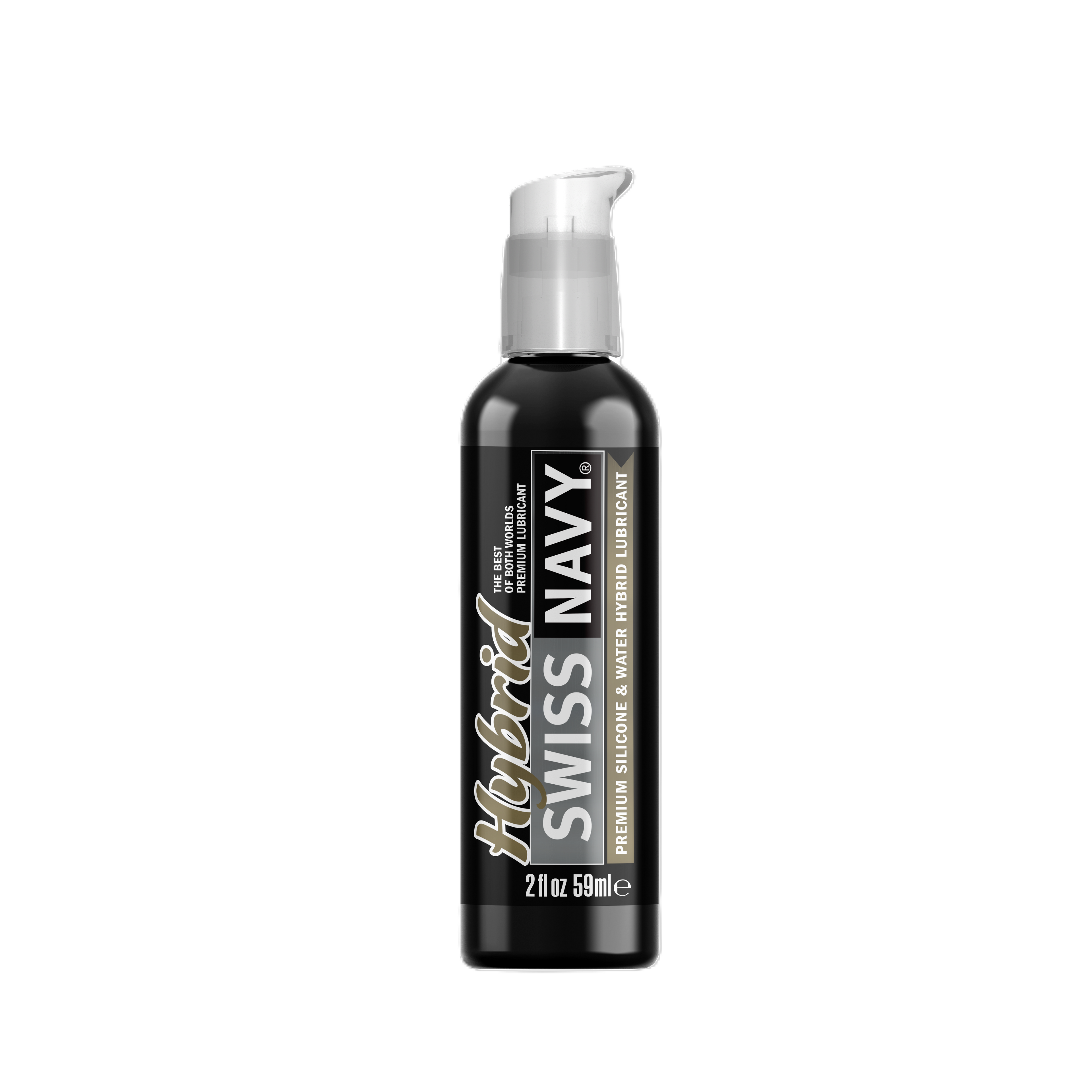 Swiss Navy Hybrid Lubricant 2oz 59ml Premium Formula Water and Silicone-Based Lubricant > Lube > Hybrid