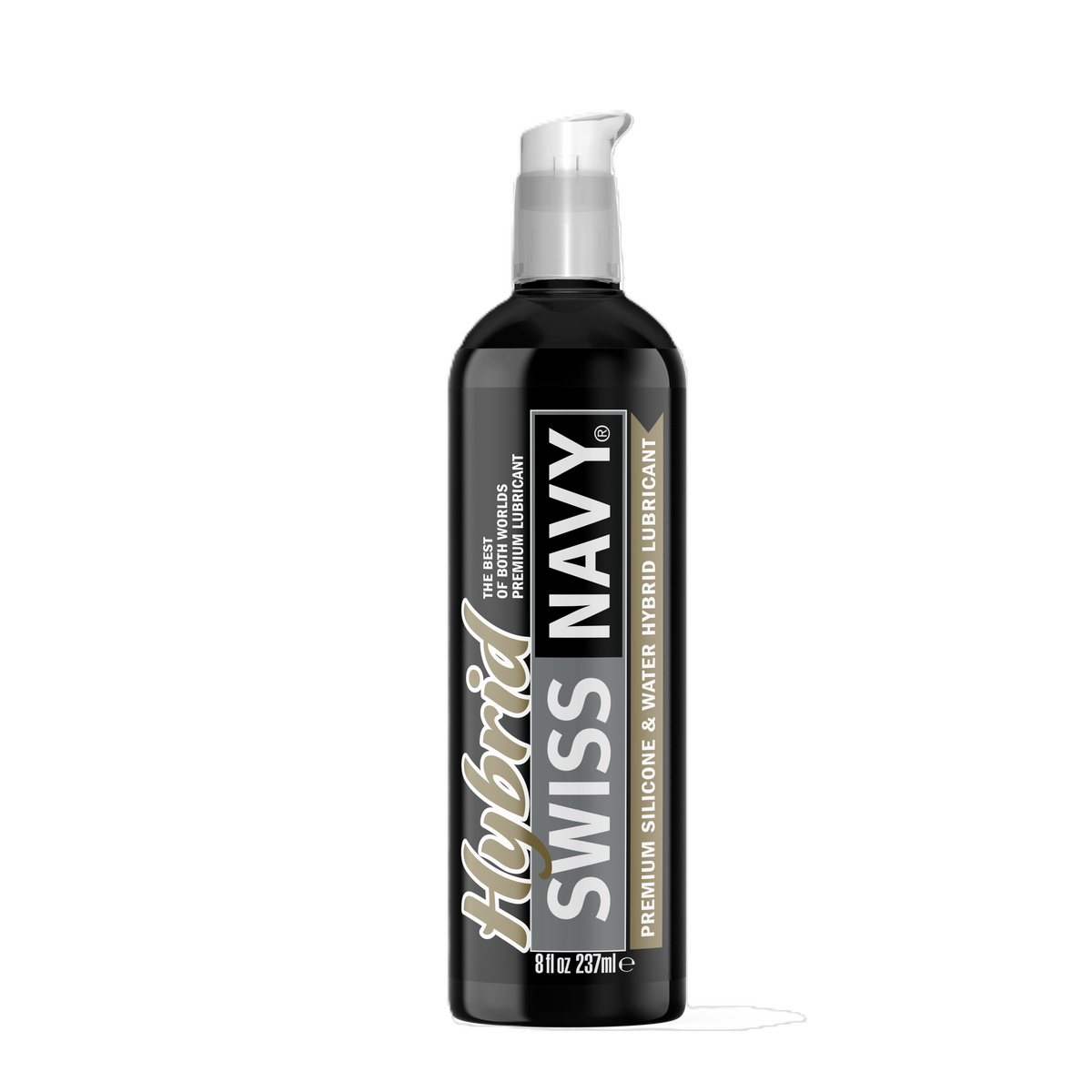 Swiss Navy Hybrid Lubricant – Precision-Engineered Silicone and Water-Based Glide 237ml > Lube > Hybrid