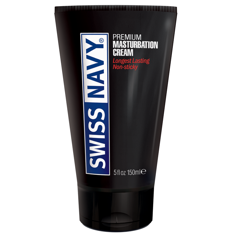 Swiss Navy Masturbation Cream 5oz/147ml - Silky Smooth Lubricant Masturbation Cream