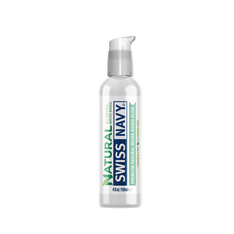 Swiss Navy All Natural Water Based Glide 4 Ounce 118 ml Water Based Lube