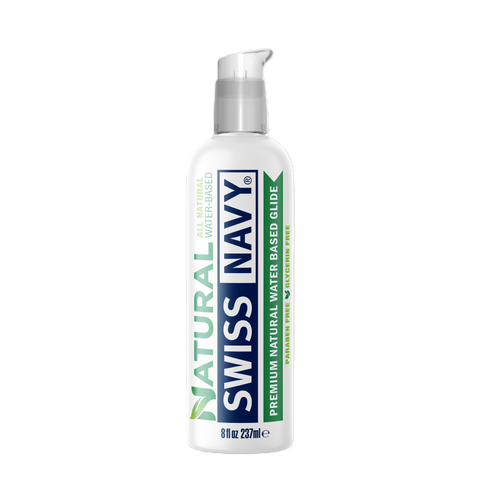 Swiss Navy Natural Premium All Natural Water Based Glide 8oz 237ml Default Title Water Based Lube