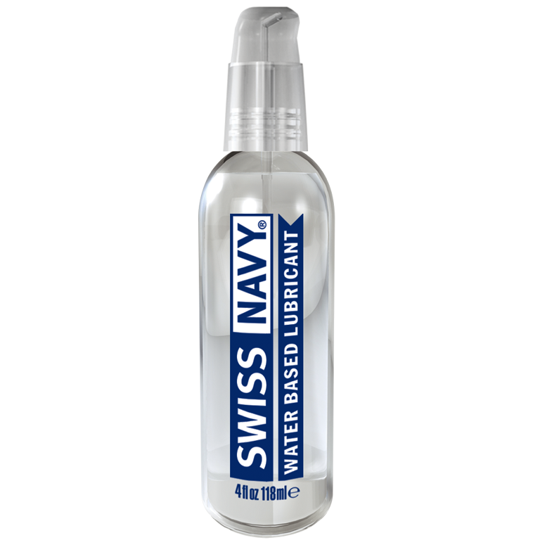 Swiss Navy Water Based Lubricant 4 Ounce 118 ml Water Based Lube