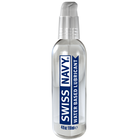Swiss Navy Water Based Lubricant 4 Ounce 118 ml Water Based Lube