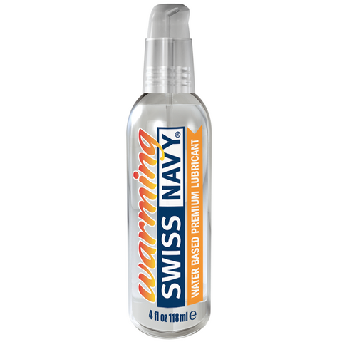 Swiss Navy Warming Lubricant 4 Ounce 118 ml Water Based Lube