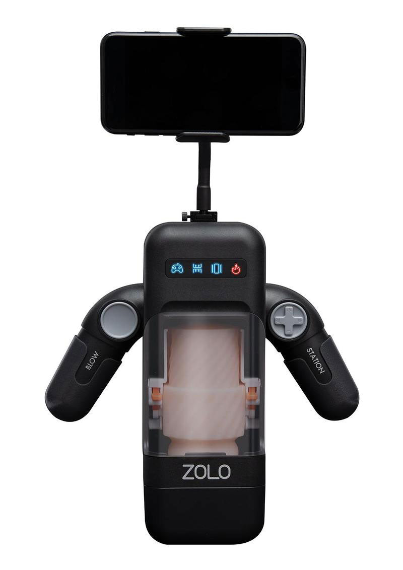 Zolo Blowstation Male Masturbator Black > Sex Toys For Men > Masturbators Premium