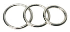 Master Series Trine Steel Ring Collection – 3.9cm - 5.2cm > Cock Ring > Sets