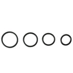 Sportsheets Rubber O-Rings 4 Pack – Versatile Strap-On Harness Accessories > Cock Ring > Sets