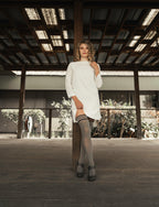 Kixies Sierra Grey Opaque Thigh-High Tights > Clothes > Hosiery > Stockings