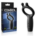Sir Richards Vibrating Silicone Super C-Ring 4.8 Inch Grey Rechargeable Gray > Cock Ring > Vibrating