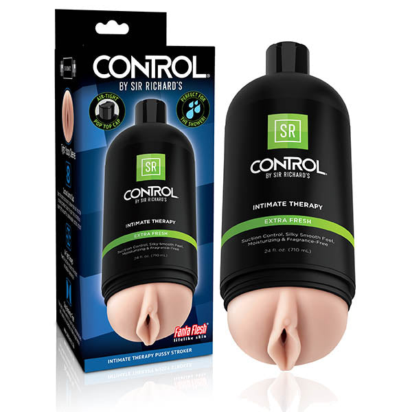 Sir Richard's Control Intimate Therapy Stroker - Discreet Shampoo Bottle Design