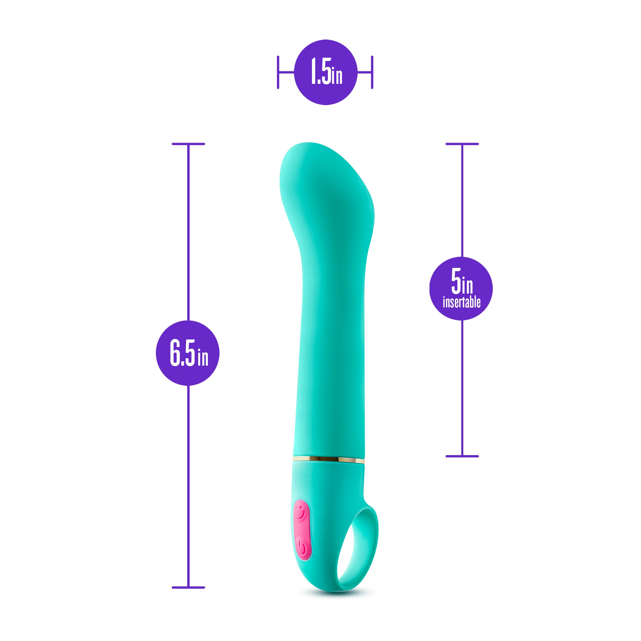 Aria Flirty Af Teal 16.5 Cm Vibrator > Sex Toys For Ladies > G-Spot Vibrators