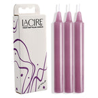 LaCire Drip Pillar Candles - Violet 90 Minutes Burn Time Purple > Candles > Drip