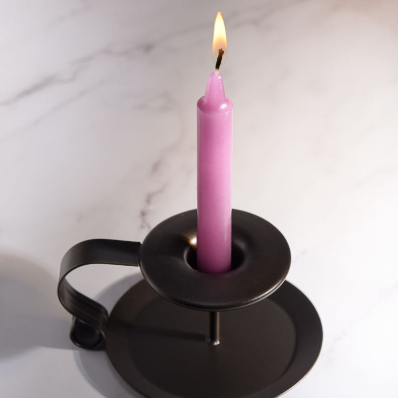 LaCire Drip Pillar Candles - Violet 90 Minutes Burn Time > Candles > Drip