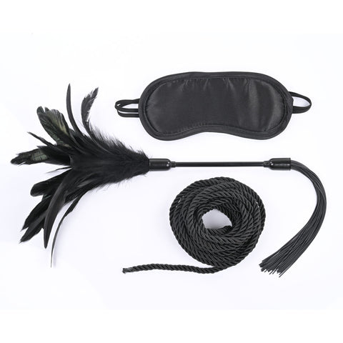 Sex and Mischief Shadow Tie and Tickle Kit Restraints