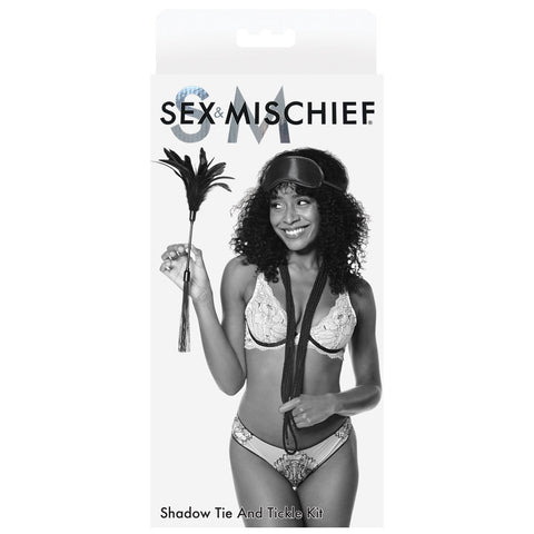 Sex and Mischief Shadow Tie and Tickle Kit Restraints