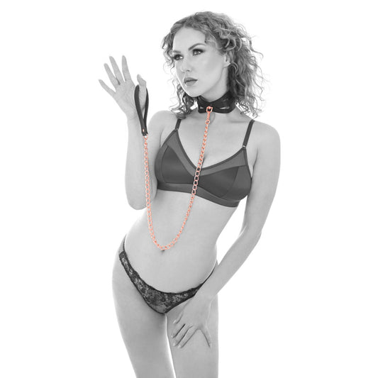 Sex & Mischief Brat Collar & Leash - /Black Restraint Restraints