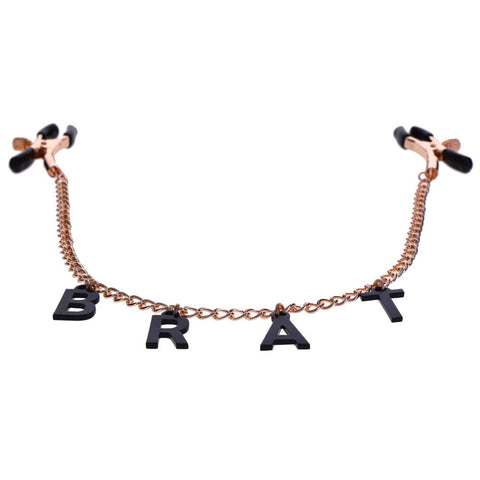 Sex & Mischief Brat Charmed Nipple Clamps 45 cm Chain Nipple Stimulators