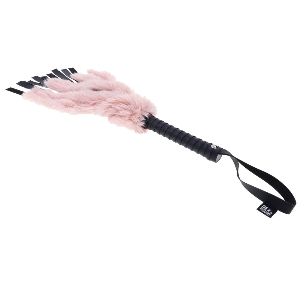 Sex & Mischief Brat - Dual Texture Faux Fur Vegan Leather 50Cm Flogger > Bondage Gear > Whips & Floggers