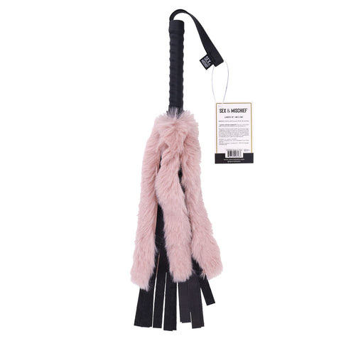 Sex & Mischief Brat Faux Fur Flogger 49.5 cm Long Whips & Paddles