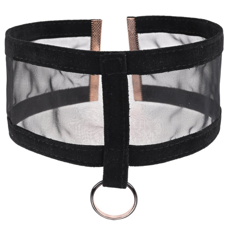 Sex and Mischief Sheer Day Collar for Sensual Sophistication Restraints
