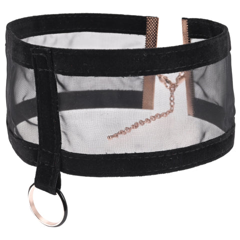 Sex and Mischief Sheer Day Collar for Sensual Sophistication Restraints